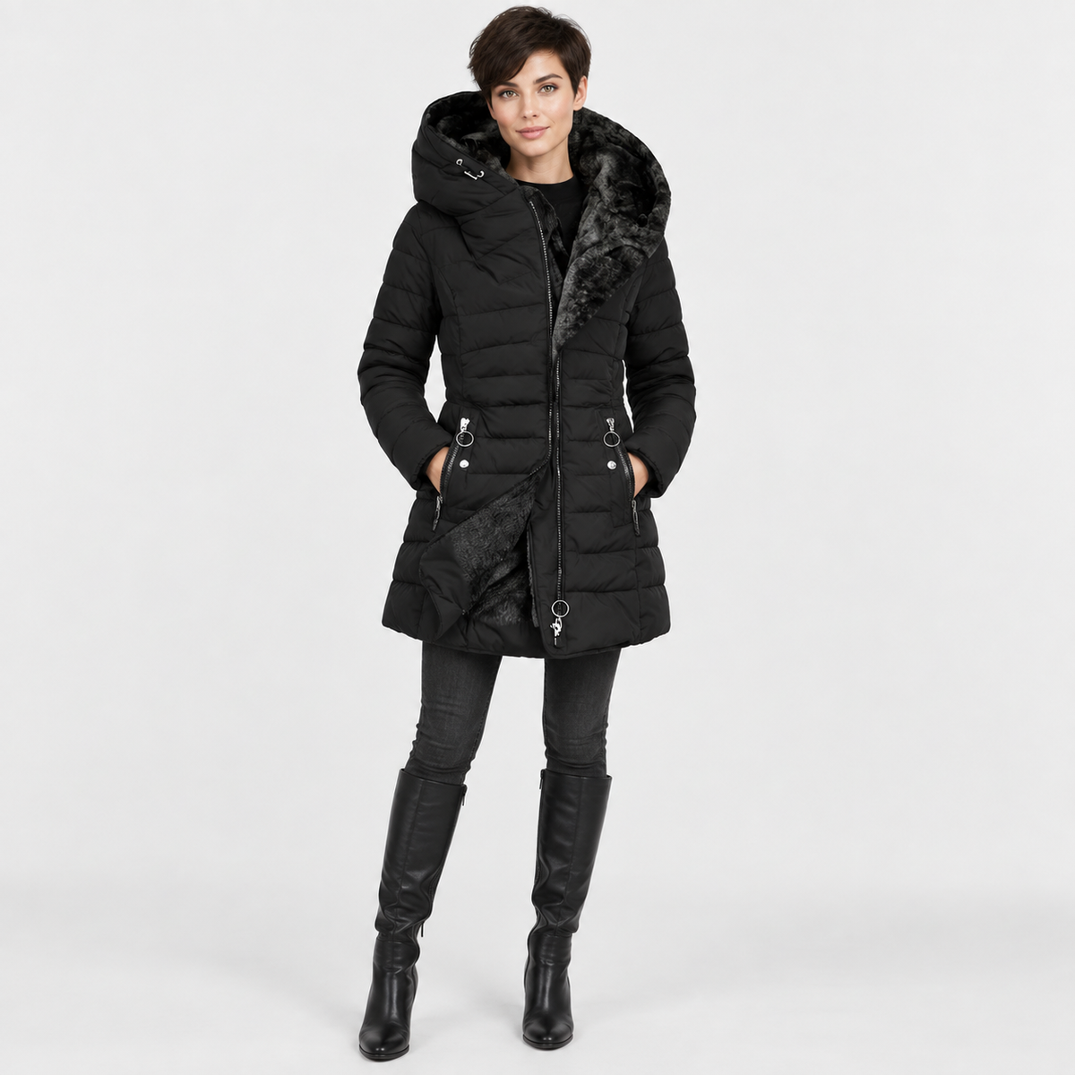 Women’s Warm Loose Fit Padded Winter Outerwear