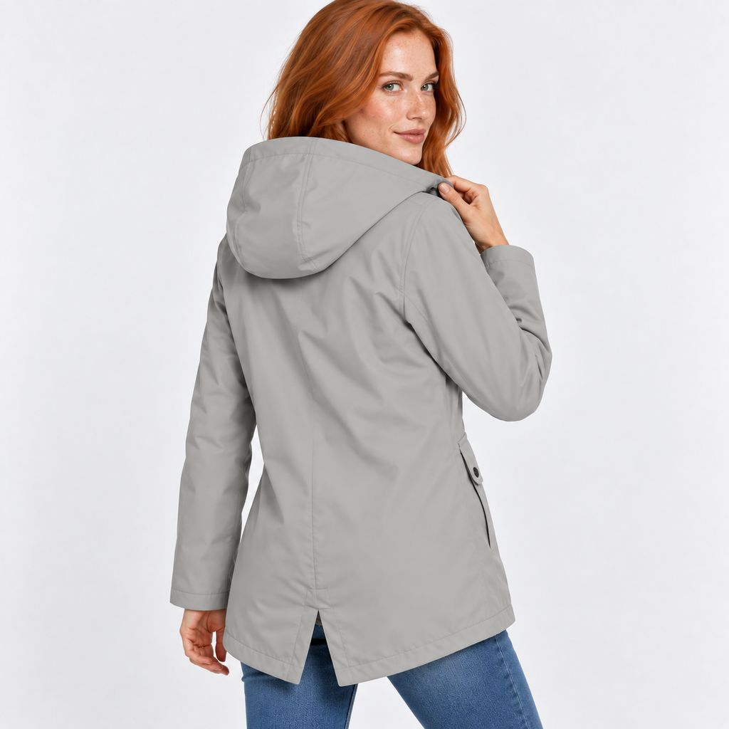 Women’s Warm Hooded Coat Plush Lined Casual Jacket