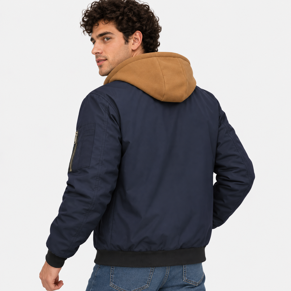 Men’s Lightweight Hooded Cardigan Jacket Everyday Style
