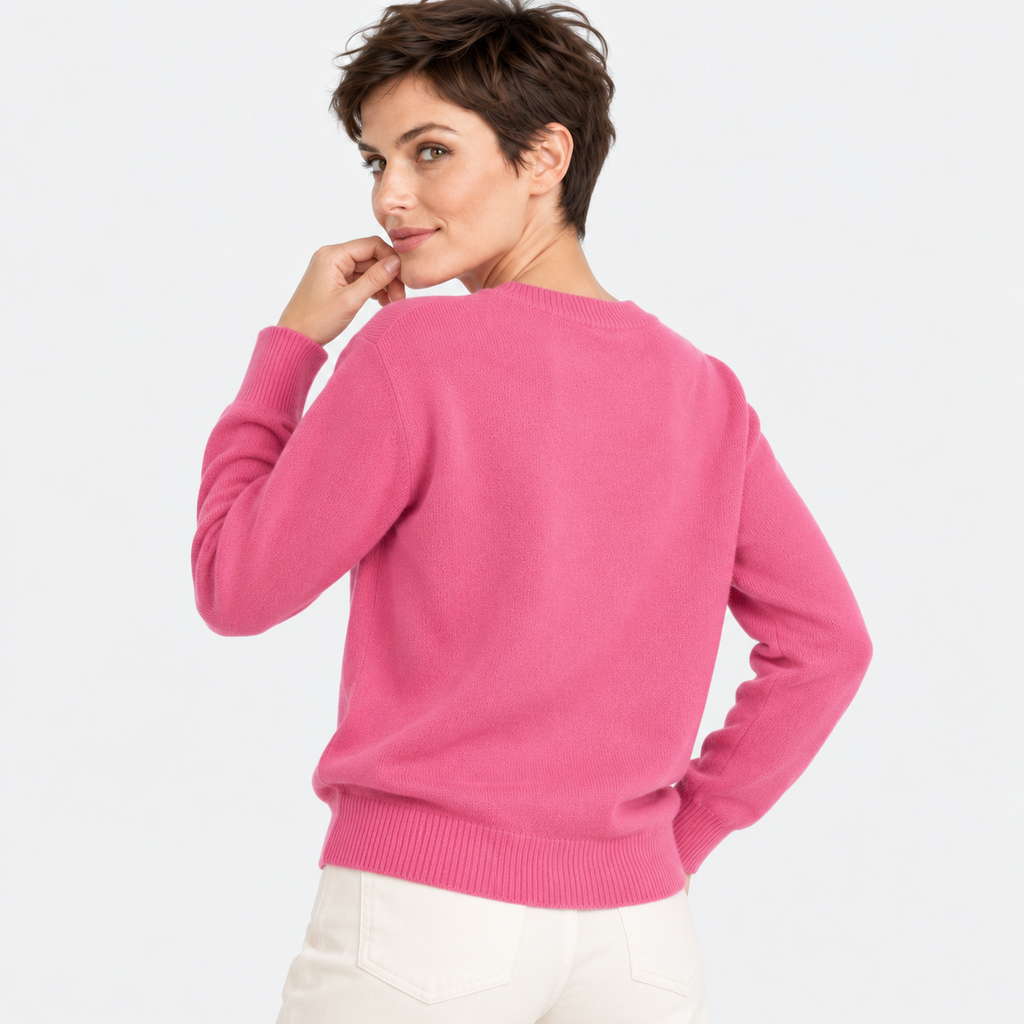 Women’s Basic Knit Pullover Long Sleeve Casual Wear