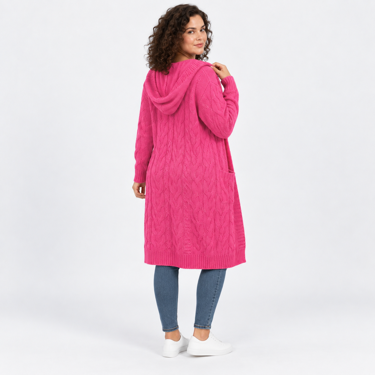Women’s Plus Size Long Cardigan Casual Winter Outerwear